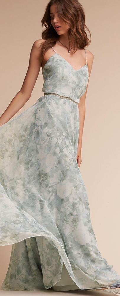 BHLDN Jenny Woo Inesse Maxi dress